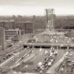 The I-95 approach to the George Washington Bridge: a major bottleneck