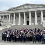 TIA members gathered on the Capitol steps in Washington, D.C., for a recent Policy Forum